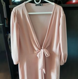 Blush plus size skater dress